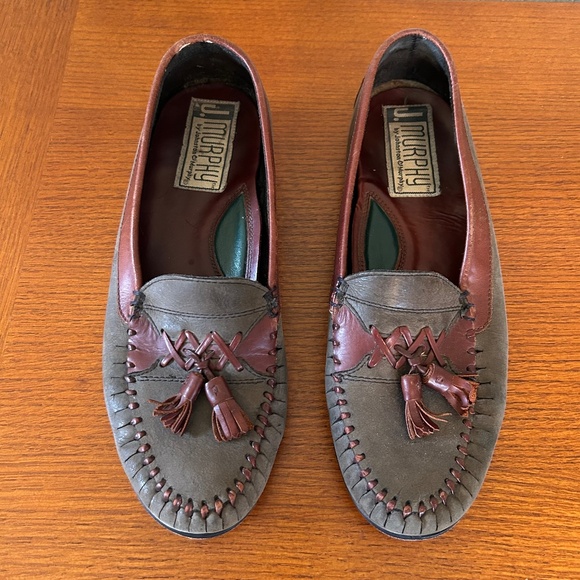Johnston & Murphy Other - J. Murphy by Johnston & Murphy Men's Leather Loafers Slip On Tassel 11